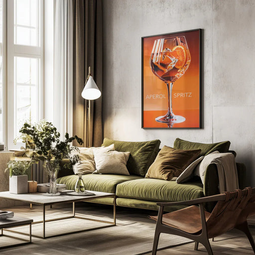Aperol Spritz Orange - Andreas Magnusson Framed Art | Home or Office Art
