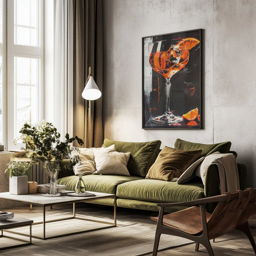 Aperol Spritz Dark Edition - Andreas Magnusson Framed Art | Home or Office Art
