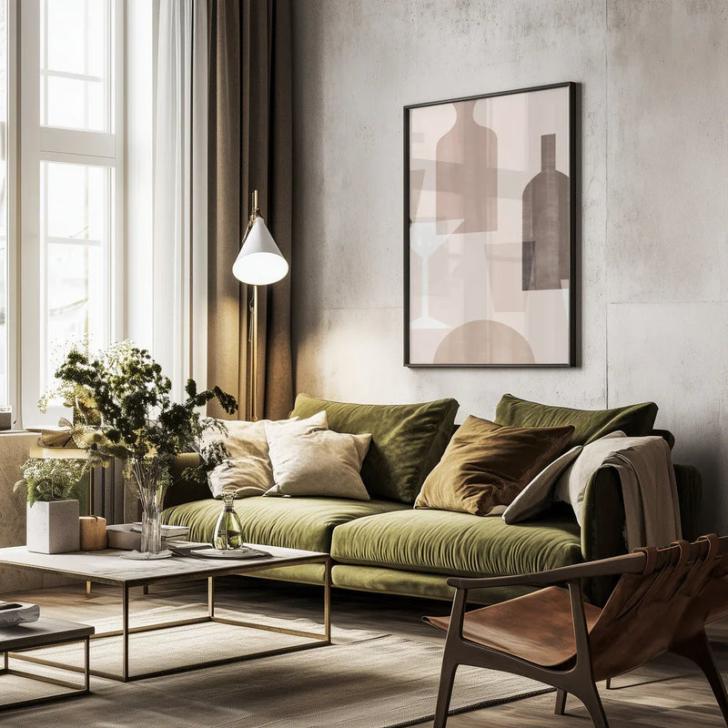 Martini - Kit Agar Framed Art | Home or Office Art