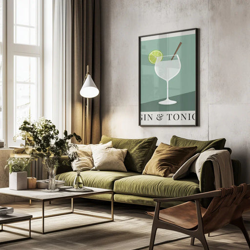 Gin &amp; Tonic - Andreas Magnusson Framed Art | Home or Office Art