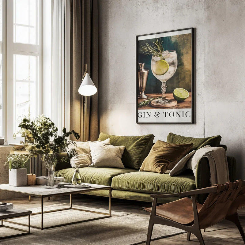 Gin &amp; Tonic - Andreas Magnusson Framed Art | Home or Office Art
