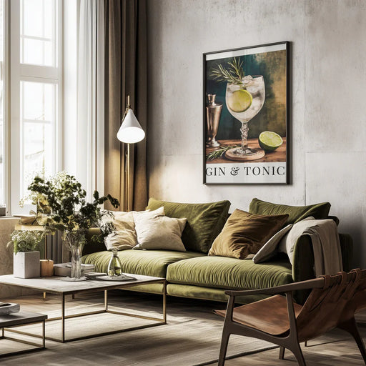 Gin &amp; Tonic - Andreas Magnusson Framed Art | Home or Office Art