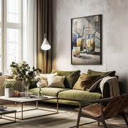 Cubist Cocktails - Miguel Bruzual Framed Art | Home or Office Art