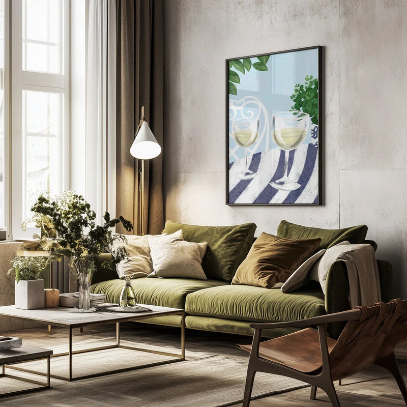 White wine under the tree - EMELIEmaria Framed Art | Home or Office Art