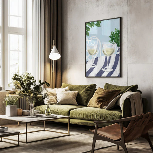 White wine under the tree - EMELIEmaria Framed Art | Home or Office Art