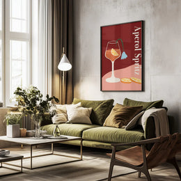 Aperol Spritz - Miho Art Studio Framed Art | Home or Office Art