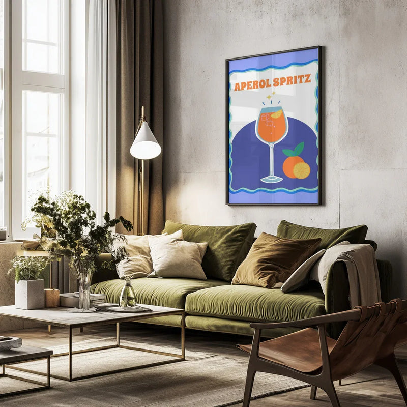 Aperol Spritz - Petra Lizde Framed Art | Home or Office Art