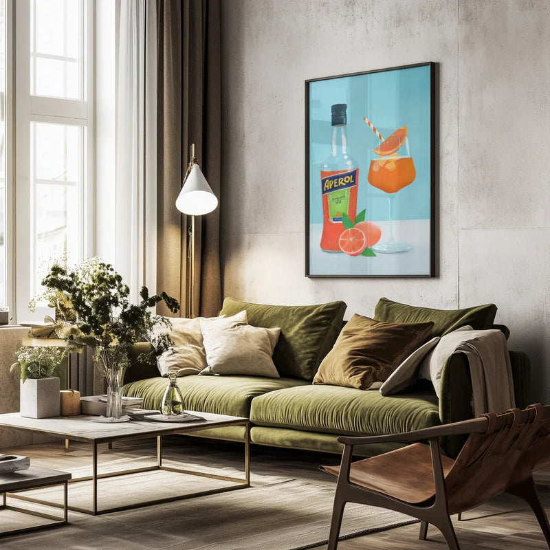 Aperol Spritz - Petra Lizde Framed Art | Home or Office Art