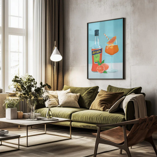 Aperol Spritz - Petra Lizde Framed Art | Home or Office Art