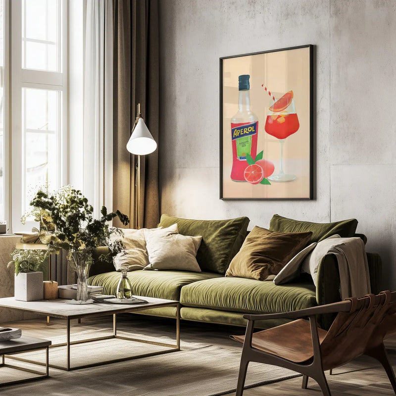 Aperol Spritz - Petra Lizde Framed Art | Home or Office Art