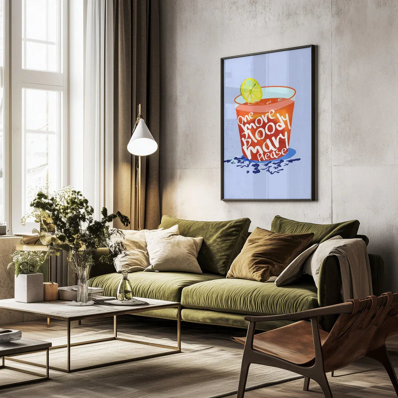 One More Bloody Mary Please - Uma Gokhale Framed Art | Home or Office Art