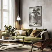 Palm in Sunset Glow - Marika Barsrsind Framed Art | Home or Office Art