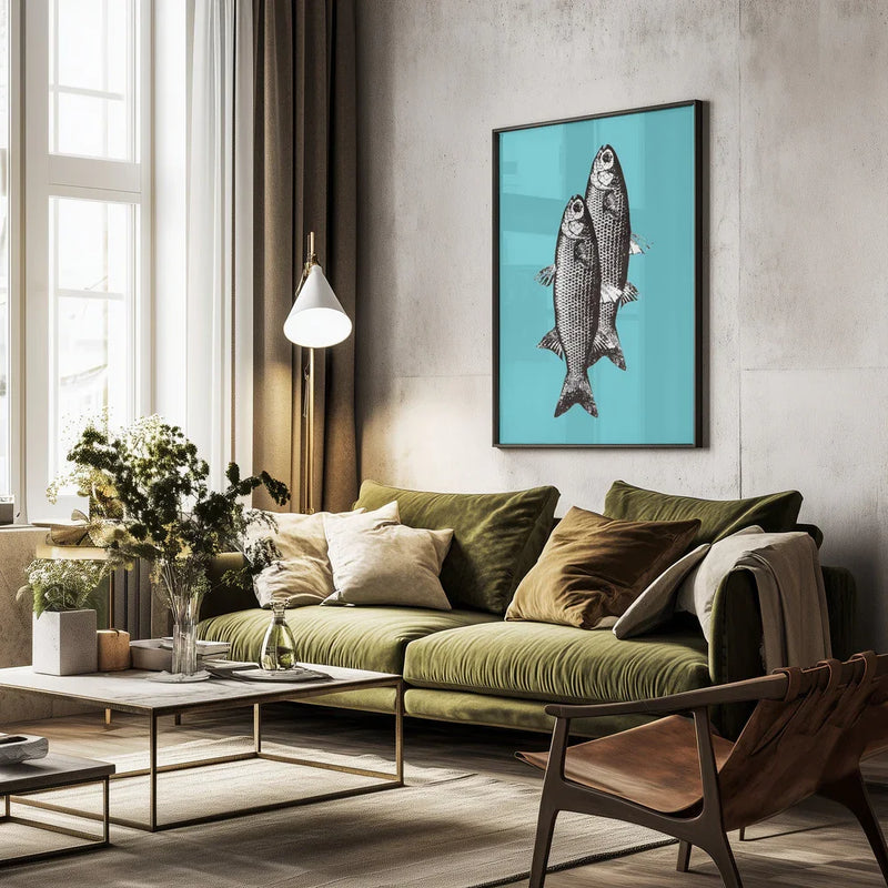 Sardinas - Elizabeth C Framed Art | Home or Office Art