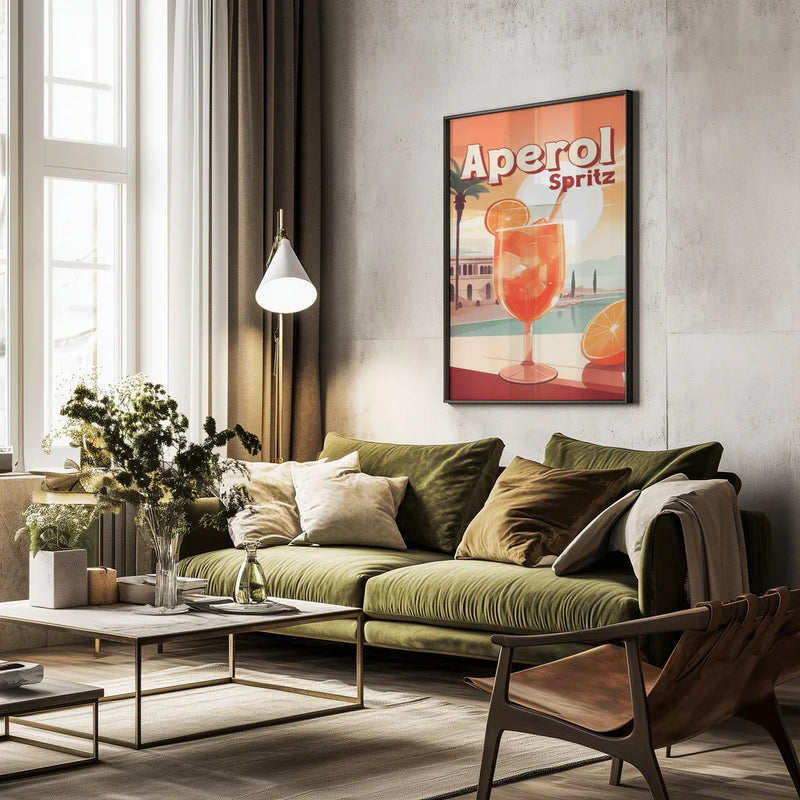 Aperol Spritz Tropical - Andreas Magnusson Framed Art | Home or Office Art