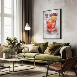 Negroni - Andreas Magnusson Framed Art | Home or Office Art