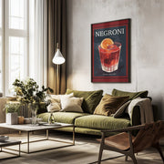 Negroni Florence - Andreas Magnusson Framed Art | Home or Office Art