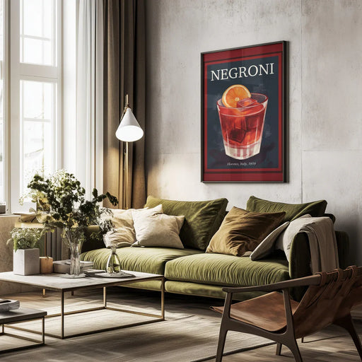 Negroni Florence - Andreas Magnusson Framed Art | Home or Office Art