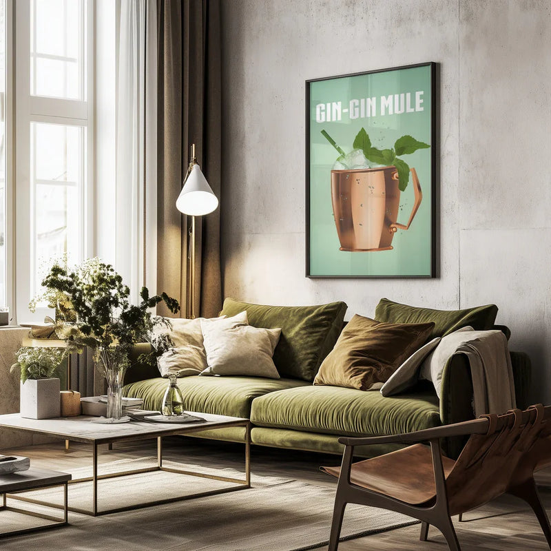 Gin Gin Mule Copper - Andreas Magnusson Framed Art | Home or Office Art