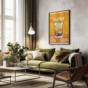 Long Island Iced Tea - WallChart Art Studio Framed Art | Home or Office Art