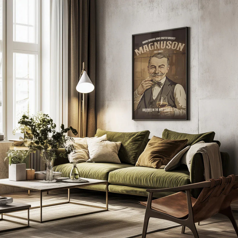 Magnuson Whiskey - Andreas Magnusson Framed Art | Home or Office Art
