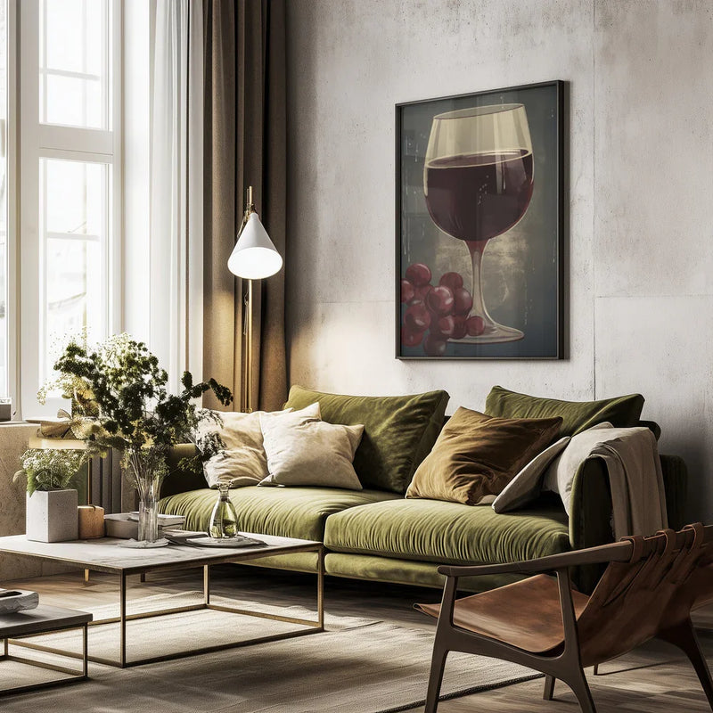 Red Red Wine No 1 - Andreas Magnusson Framed Art | Home or Office Art