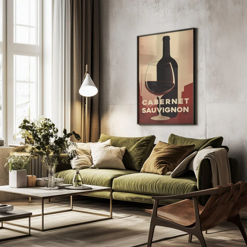 Red Red Wine No 3 - Andreas Magnusson Framed Art | Home or Office Art