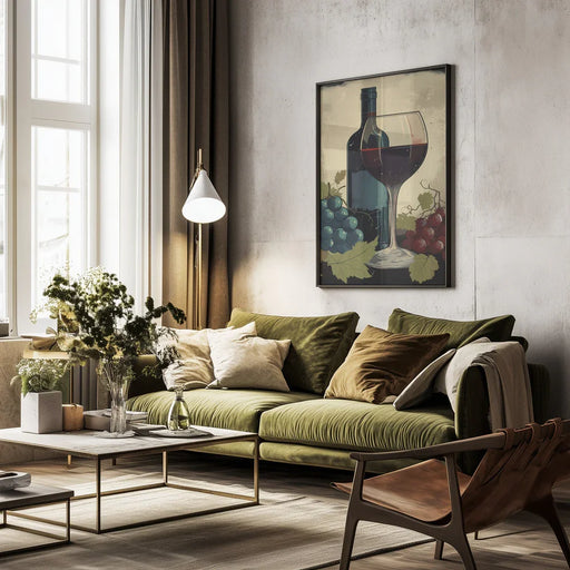 Red Red Wine No 4 - Andreas Magnusson Framed Art | Home or Office Art