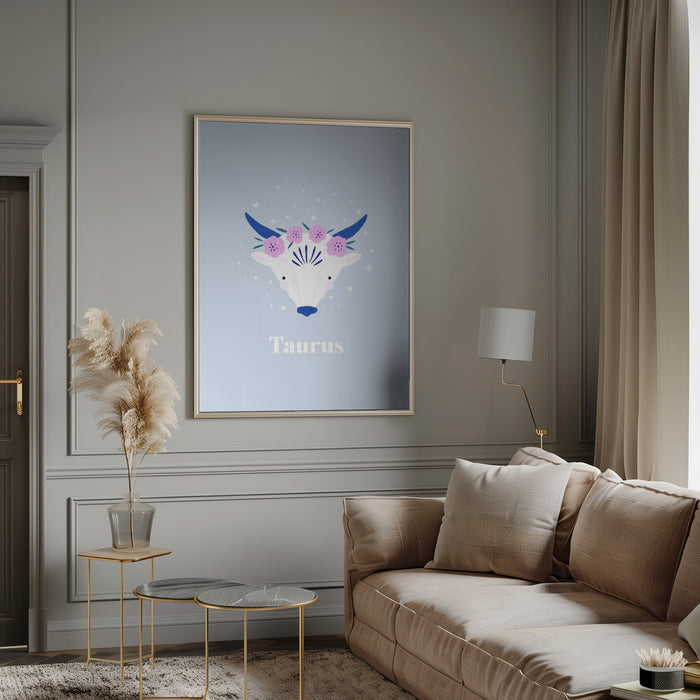 Taurus Framed Art Modern Wall Decor