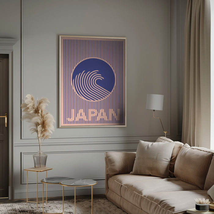 Great Wave of Japan Framed Art Modern Wall Decor