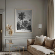 Vintage Palm Tree Drawing V - Les Palmiers Histoire Iconographique Framed Art | Home or Office Art