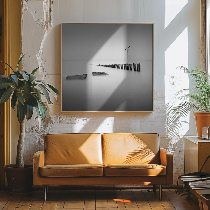X stands for Square Canvas Art Print