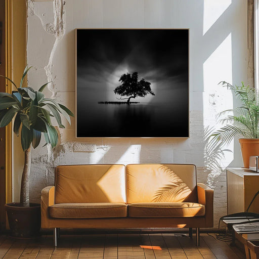 Back Light by Rony Tjayana Square Canvas Print Art for Modern Home Decor. Decorate your office or living room with canvas artwork