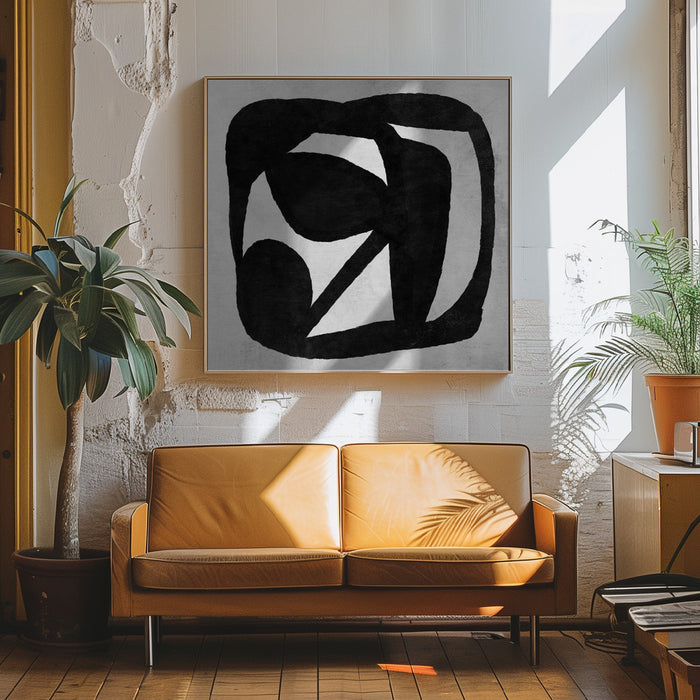 Abstract Melody Square Canvas Art Print