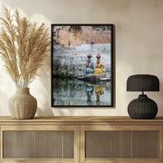 Stepwell Reflections - Susan Moss Framed Art | Home or Office Art