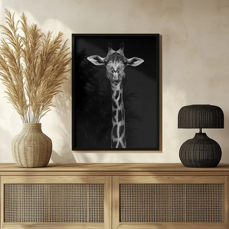 Giraffe Portrait Framed Art WildPhotoArt | Home or Office Art