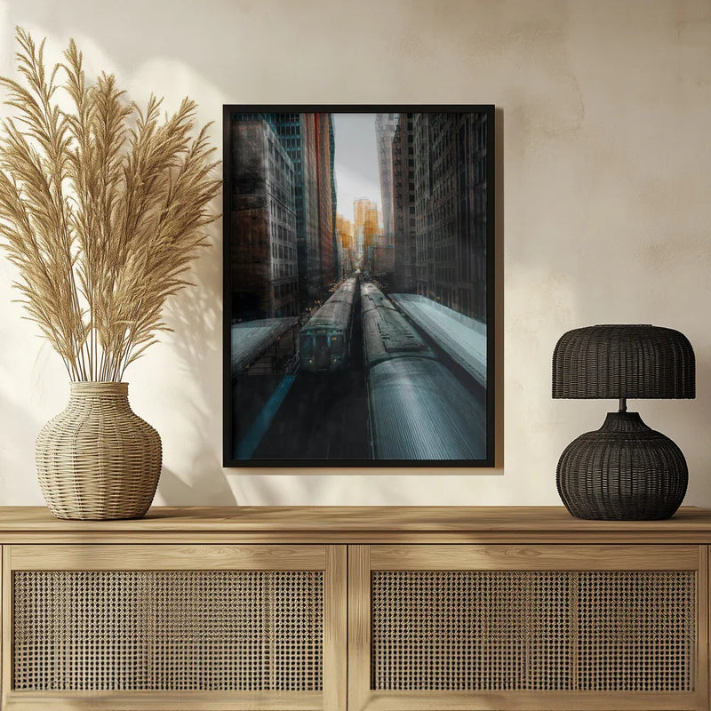 Chicago's Station Framed Art Carmine Chiriacò | Home or Office Art