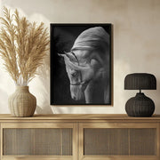 white stallion Framed Art Ulrike Leinemann | Home or Office Art