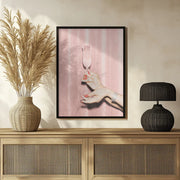 Here's To Pink 01 - Pictufy Studio III Framed Art | Home or Office Art