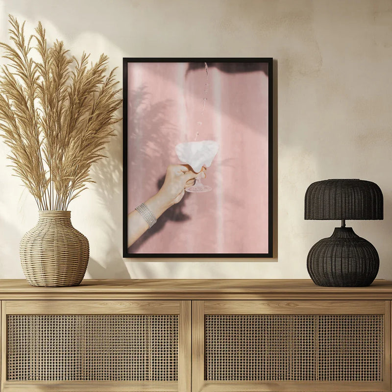 Here's To Pink 04 - Pictufy Studio III Framed Art | Home or Office Art
