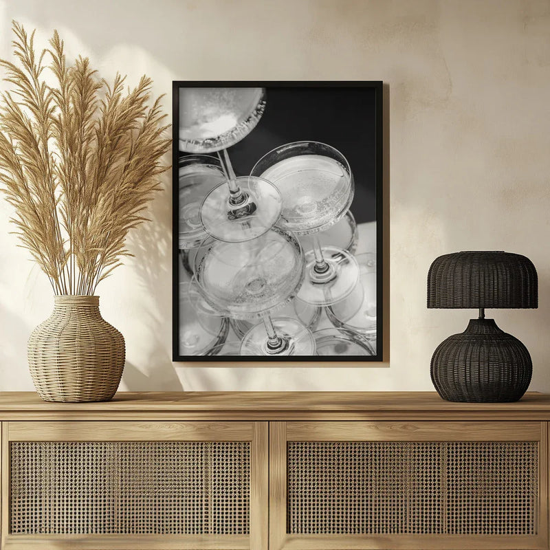 Champagne tower_5 - Pictufy Studio III Framed Art | Home or Office Art