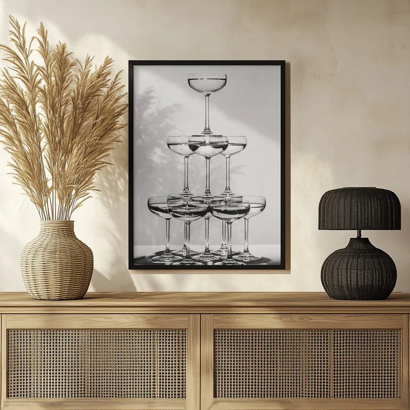 Champagne tower_6 - Pictufy Studio III Framed Art | Home or Office Art