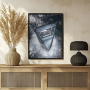 The Triangle Framed Art Aron Tien | Home or Office Art