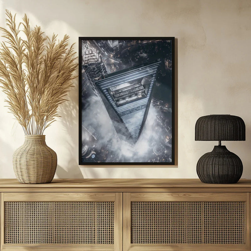 The Triangle Framed Art Aron Tien | Home or Office Art