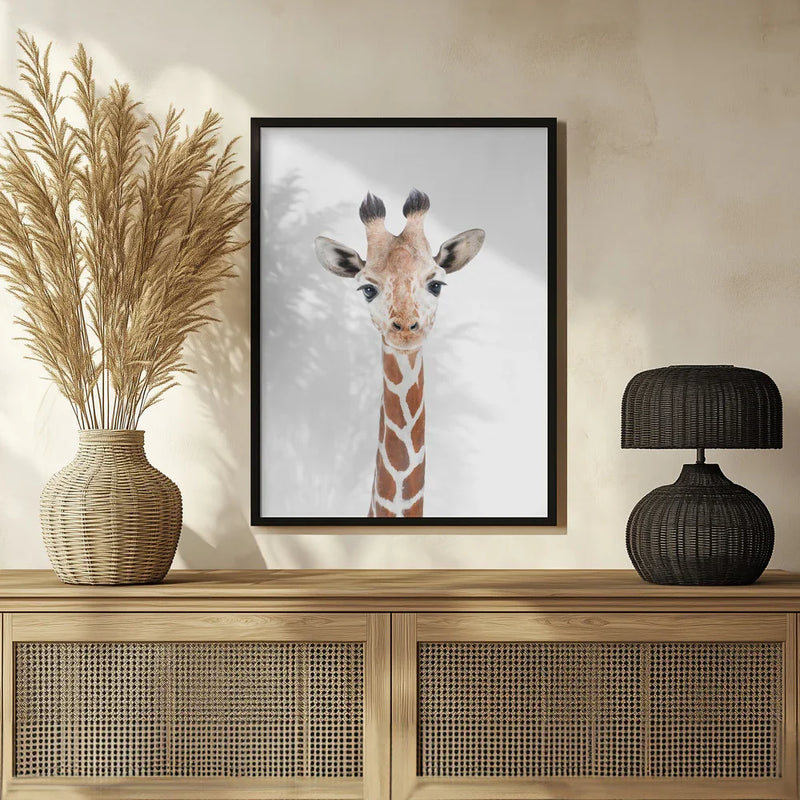 Baby Giraffe Framed Art Kathrin Pienaar | Home or Office Art