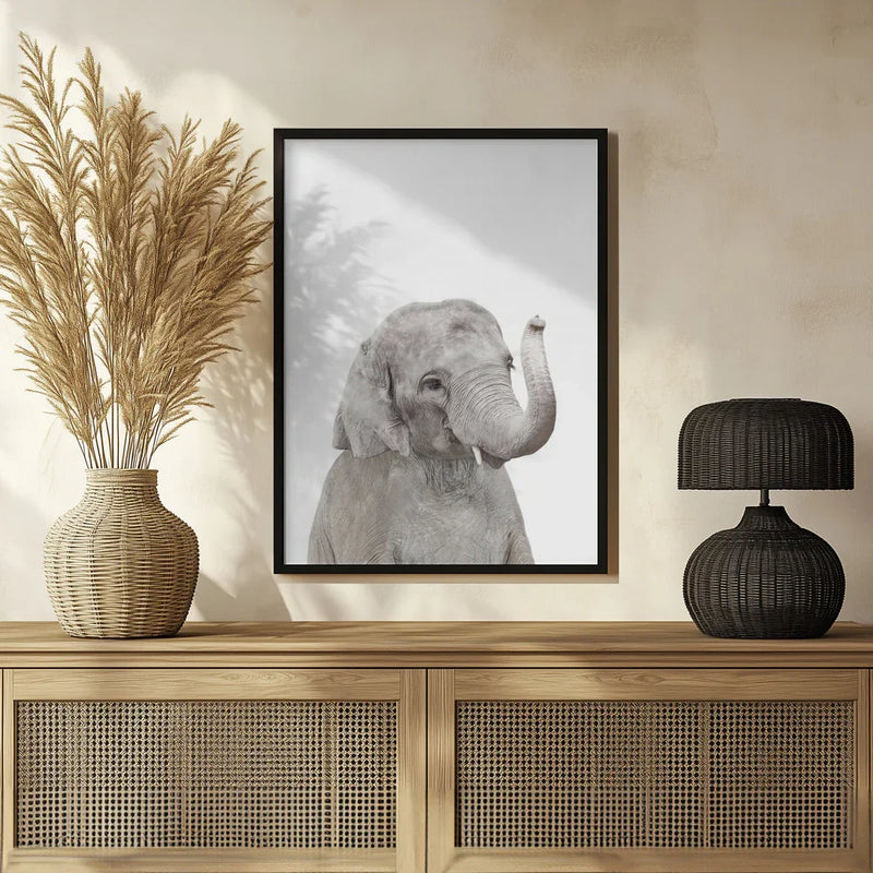 Baby Elephant Framed Art Kathrin Pienaar | Home or Office Art