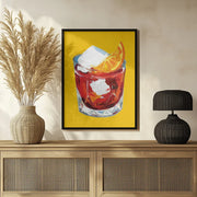 Negroni On Sunshine - Alice Straker Framed Art | Home or Office Art
