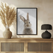 Peekaboo Bunny Framed Art Lola Peacock | Home or Office Art