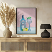 Gin Cocktail - Petra Lizde Framed Art | Home or Office Art