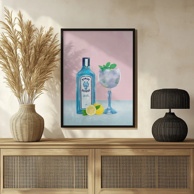 Gin Cocktail - Petra Lizde Framed Art | Home or Office Art