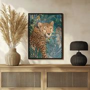 Cheetah In the Jungle 2 Framed Art Sarah Manovski | Home or Office Art